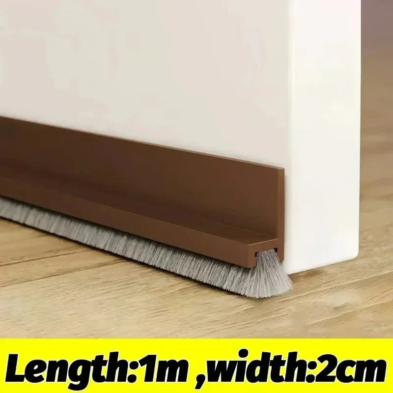 Door Bottom Seal | Heat-Resistant & Abrasion-Resistant | Adjustable Cut-to-Size 3.28 ft | Draft & Noise Reduction - Image 6