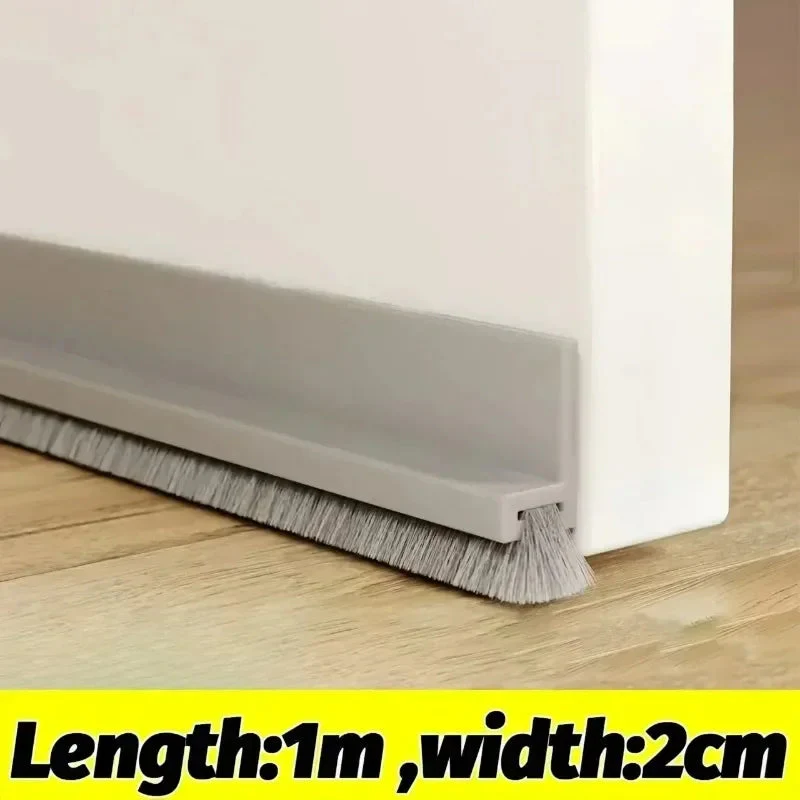 Door Bottom Seal | Heat-Resistant & Abrasion-Resistant | Adjustable Cut-to-Size 3.28 ft | Draft & Noise Reduction - Image 7