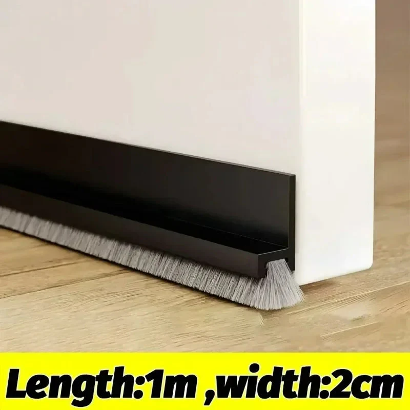 Door Bottom Seal | Heat-Resistant & Abrasion-Resistant | Adjustable Cut-to-Size 3.28 ft | Draft & Noise Reduction - Image 8