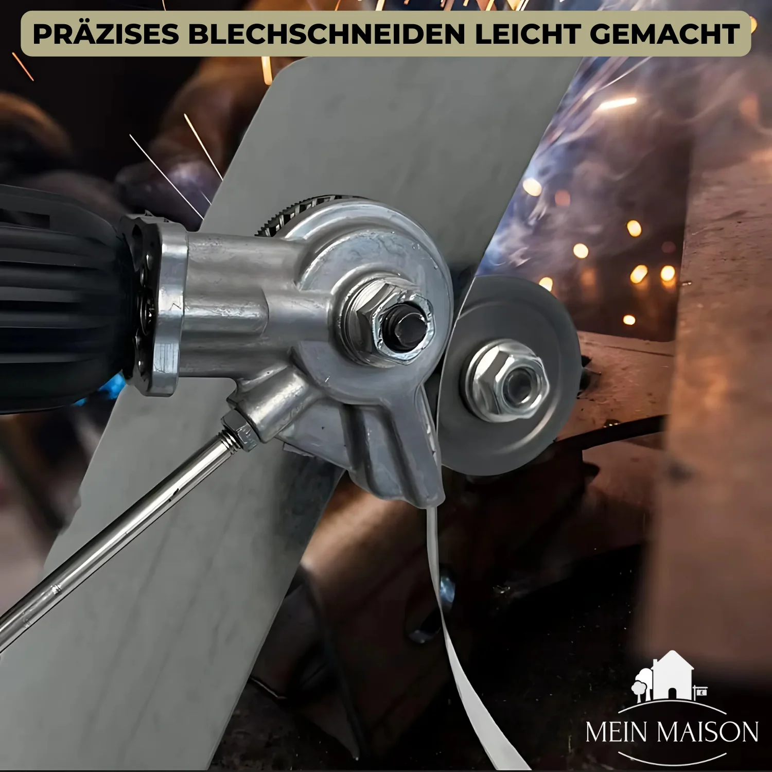 Drill Sheet Metal Cutter | Precision Burr-Free Cuts | Universal Fit | Safe Operation - Image 2