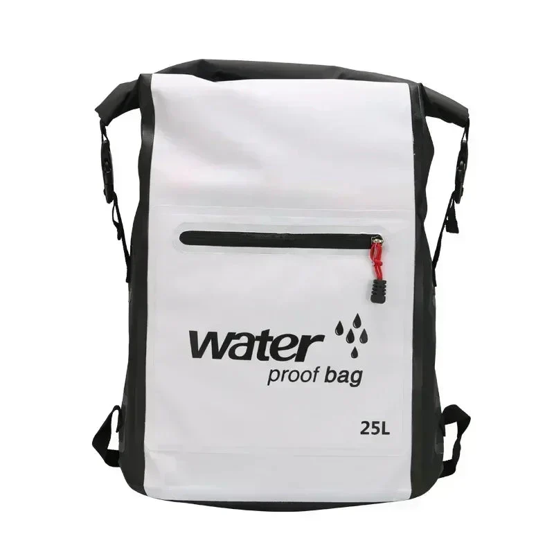 Dry Bag Backpack | Waterproof & Buoyant | 25L Rolltop, Padded Breathable Straps - Image 9