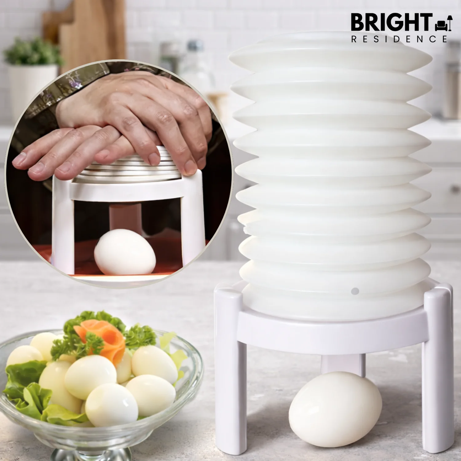 EggSimple – Quickly and Cleanly Peel Eggs Perfectly Every Time