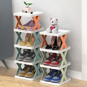 Entryway Shoe Rack | Stackable Modular Design | Holds Up to 20 Pairs - Image 6