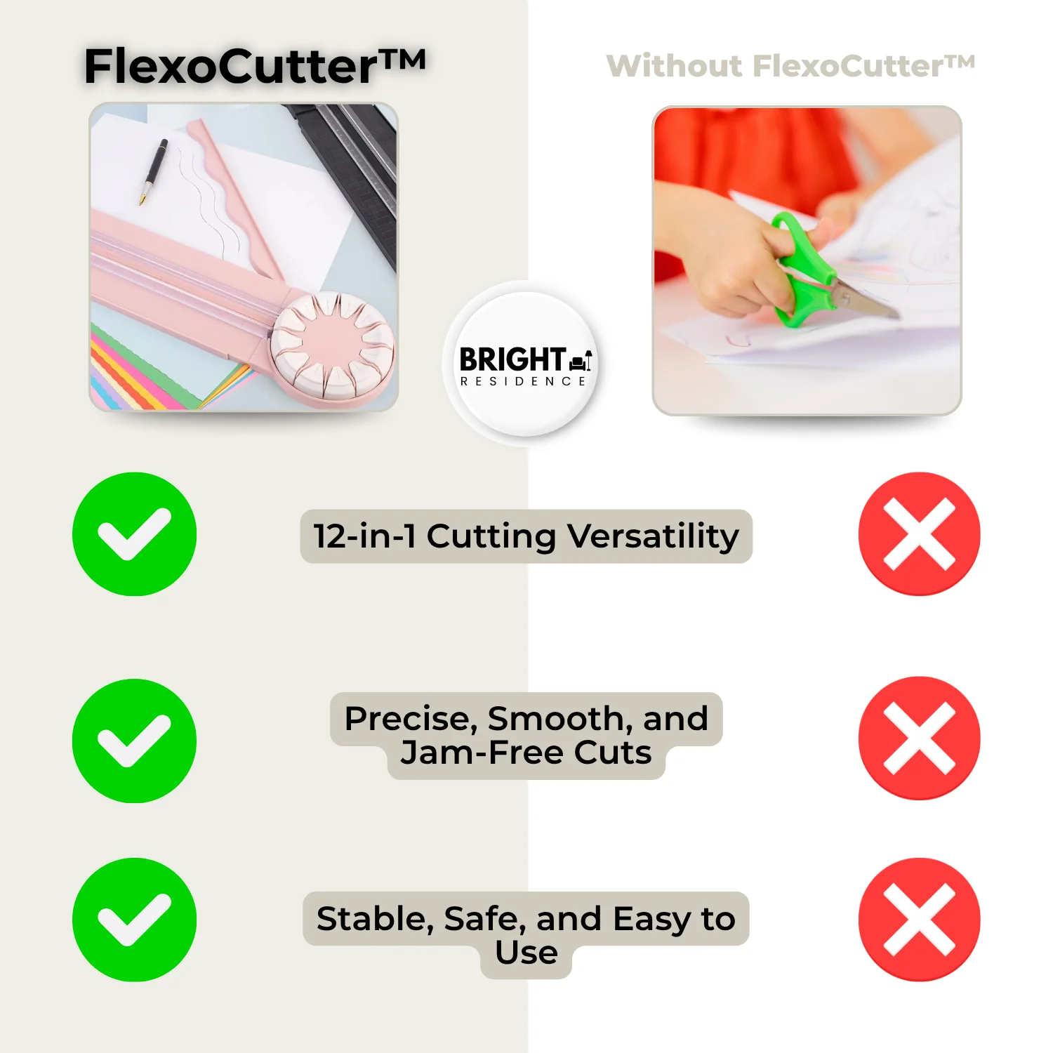 FlexoCutter - 12-in-1 360° Rotation Paper Cutter - Image 8