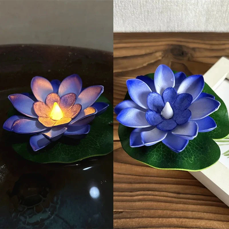 Floating Lotus Lamp | Water-Activated LED | Warm White Light - Image 11