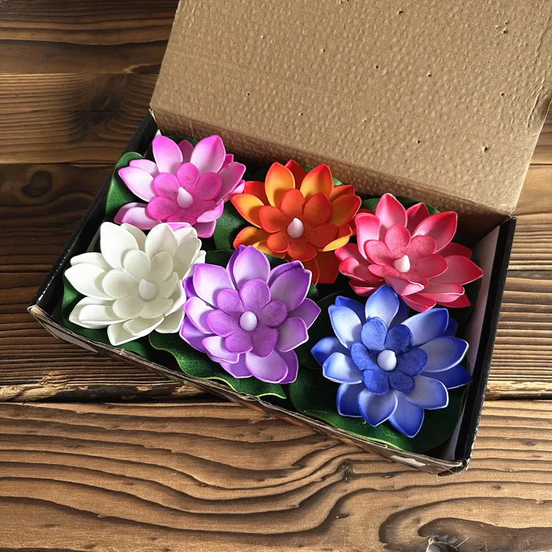 Floating Lotus Lamp | Water-Activated LED | Warm White Light - Image 14