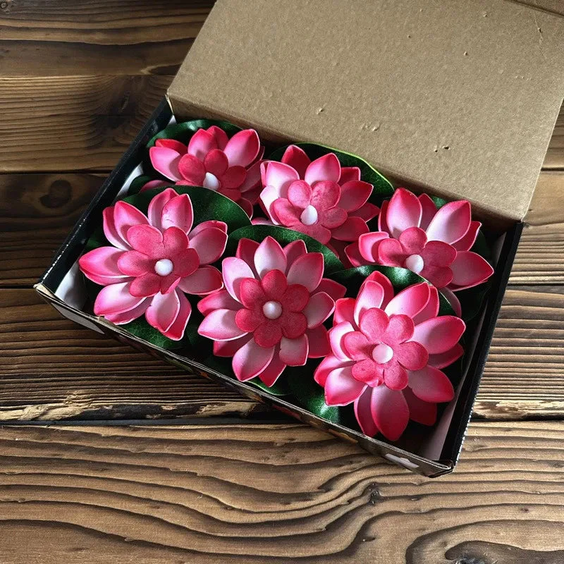 Floating Lotus Lamp | Water-Activated LED | Warm White Light - Image 18