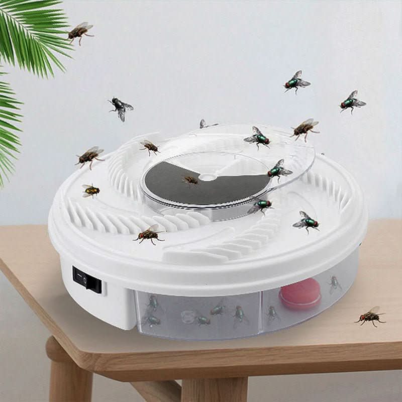 Fly Trap for Home & Garden | Silent USB-Powered | Plastic & Metal Mesh | Chemical-Free, Reusable - Image 2