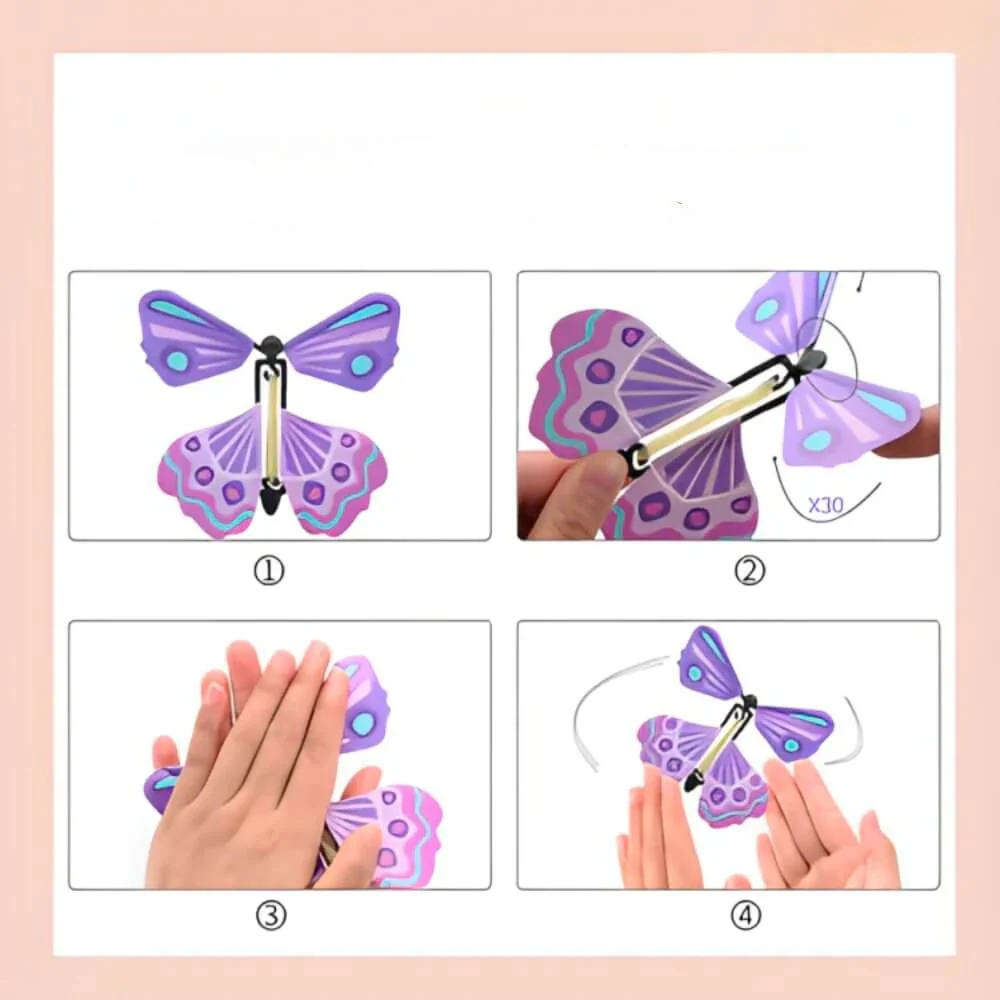 FlyingButterfly – Flying Butterflies | Magical Surprise for Cards & Gift Boxes | Reusable Party Highlight for Birthdays & Weddings - Image 4