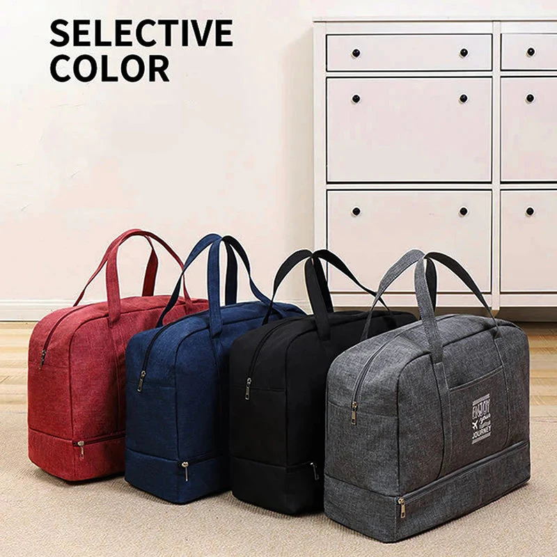 Foldable Travel Bag | Water-Repellent Oxford Fabric | Spacious Carry-On & Gym Bag - Image 10