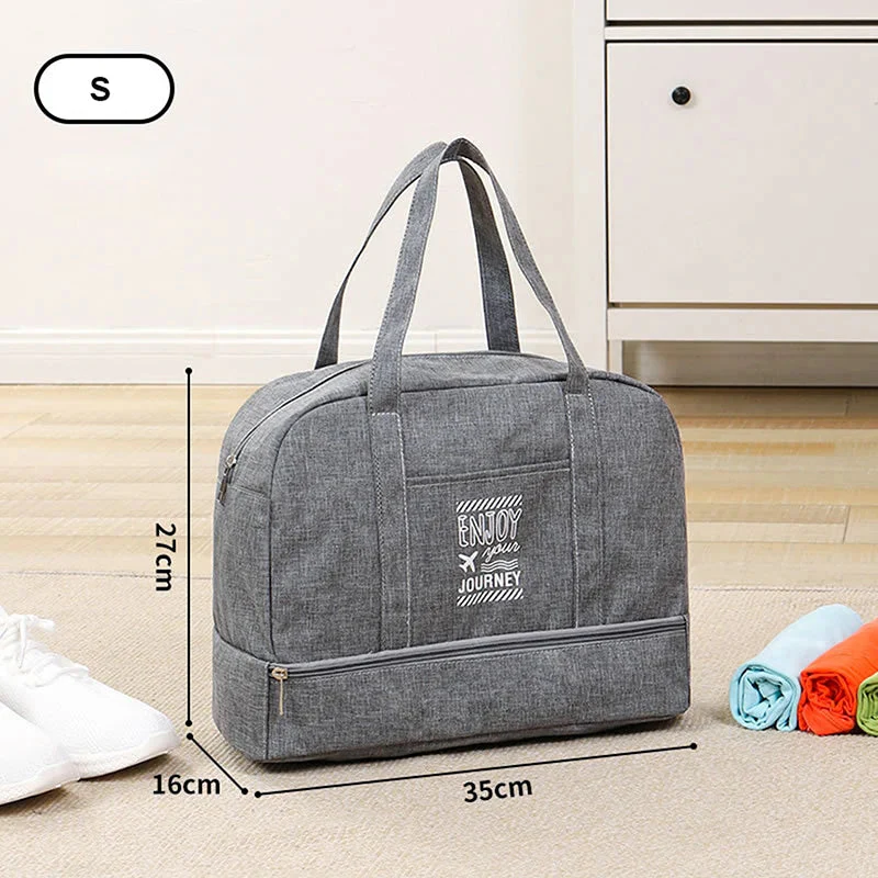 Foldable Travel Bag | Water-Repellent Oxford Fabric | Spacious Carry-On & Gym Bag - Image 3