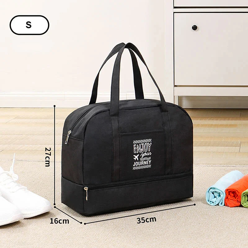 Foldable Travel Bag | Water-Repellent Oxford Fabric | Spacious Carry-On & Gym Bag - Image 4