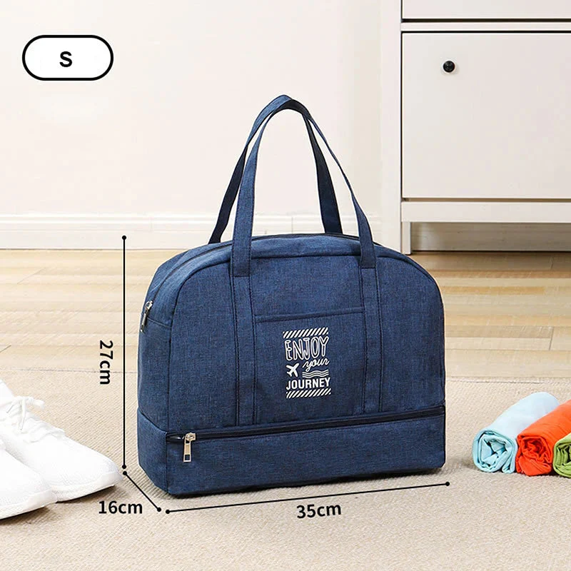 Foldable Travel Bag | Water-Repellent Oxford Fabric | Spacious Carry-On & Gym Bag - Image 5