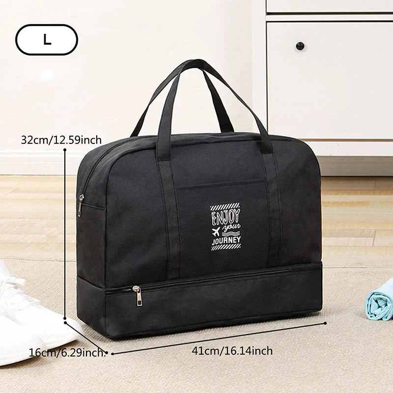 Foldable Travel Bag | Water-Repellent Oxford Fabric | Spacious Carry-On & Gym Bag - Image 6