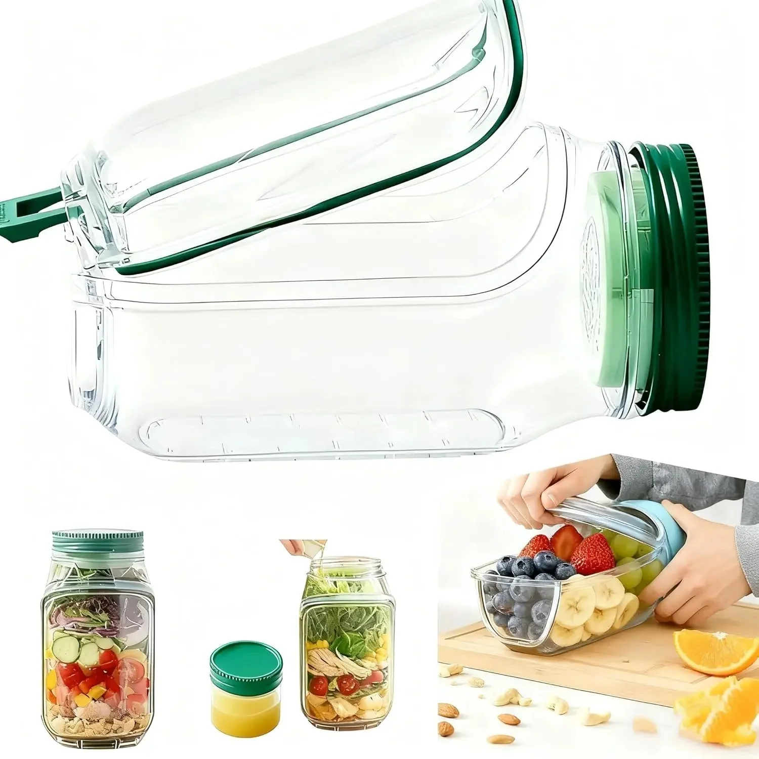 FreshSalad – Keep Your Meals Crispy, Fresh, and Leak-Proof Anywhere - Image 2