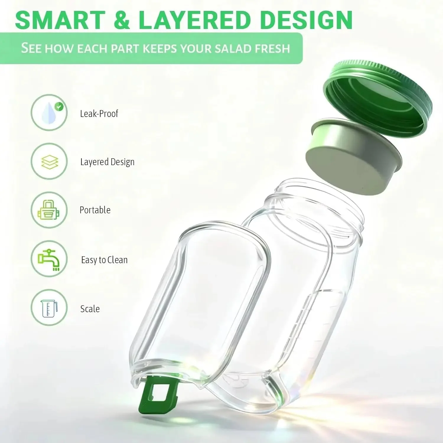 FreshSalad – Keep Your Meals Crispy, Fresh, and Leak-Proof Anywhere - Image 3