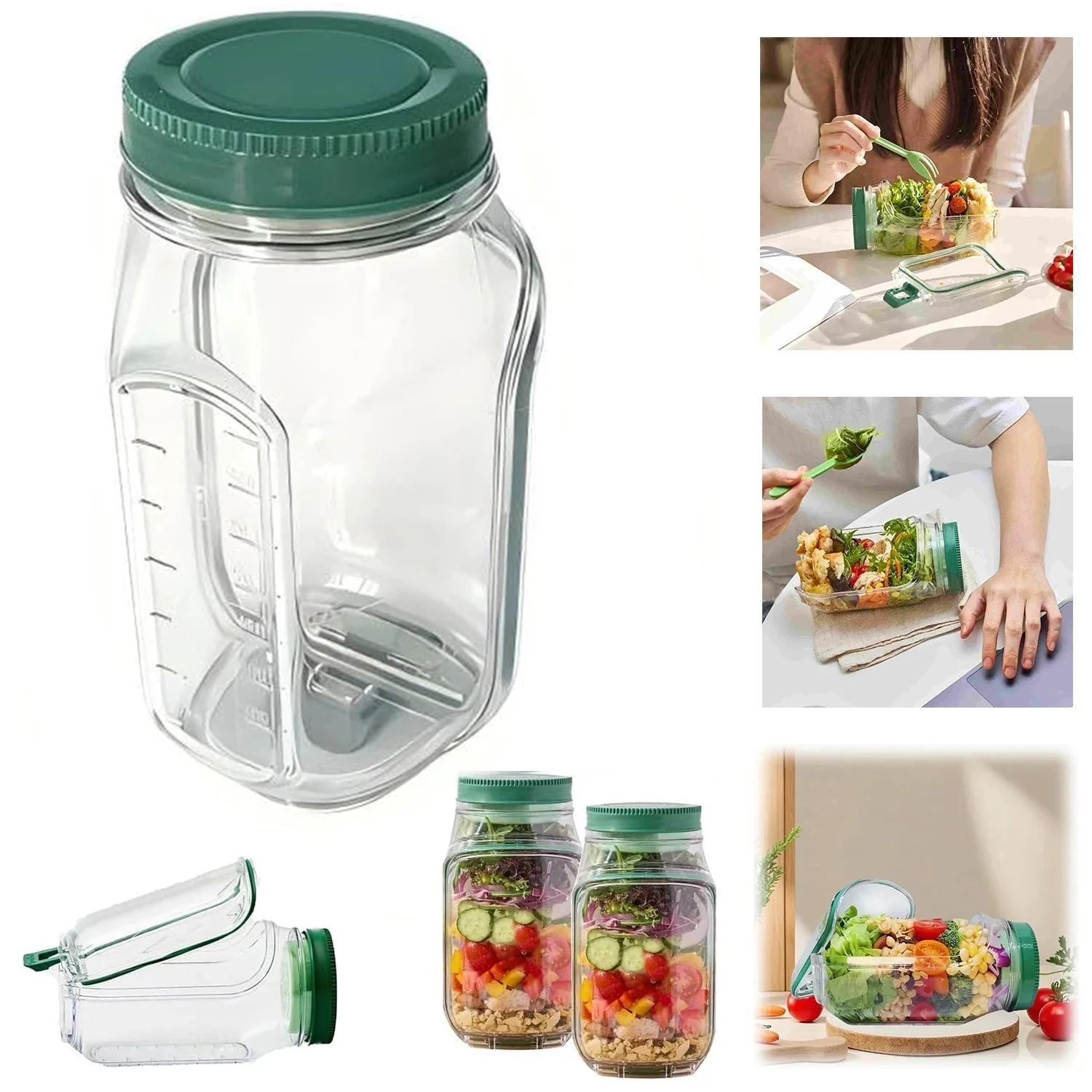 FreshSalad – Keep Your Meals Crispy, Fresh, and Leak-Proof Anywhere - Image 4