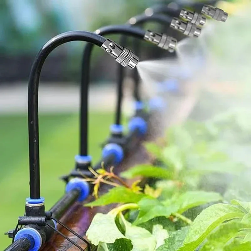 Garden Irrigation Kit 20m | Brass Nozzles & Water-Saving Mist | Quick Connectors & Easy Setup - Image 2