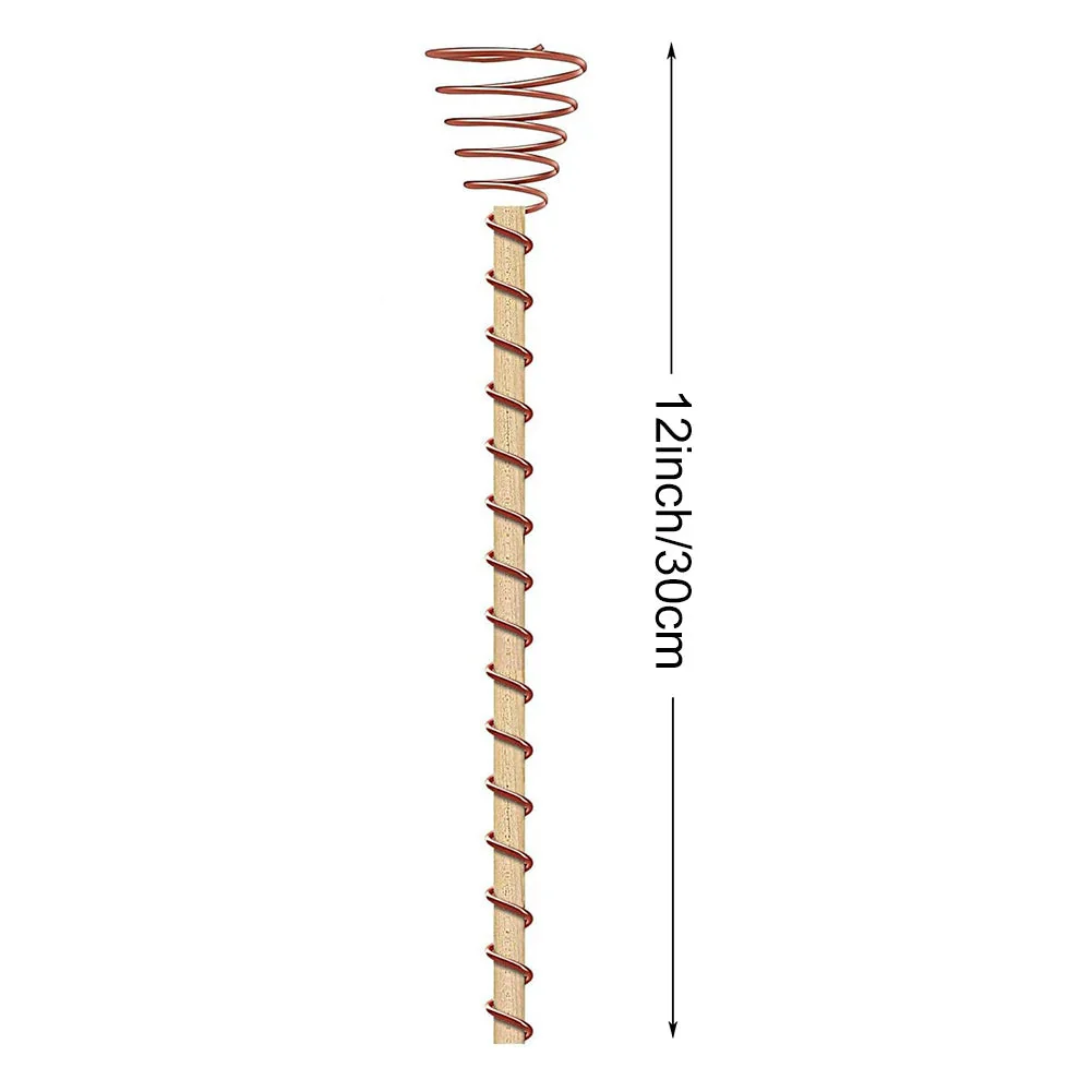 Garden Plant Antennas | Copper Spiral Design | Wood Rod Construction | Reduces Fertilizer Use - Image 5