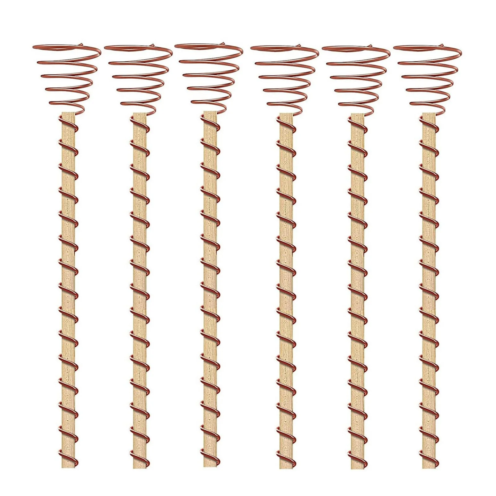 Garden Plant Antennas | Copper Spiral Design | Wood Rod Construction | Reduces Fertilizer Use - Image 7