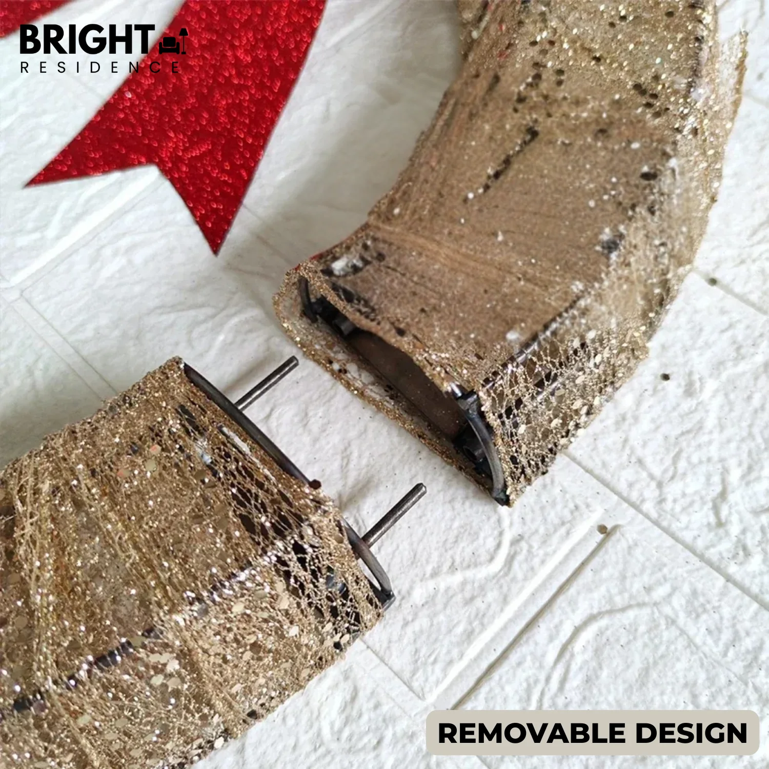 GlowBow – The Luminous Christmas Wreath Garland for Festive Elegance - Image 4