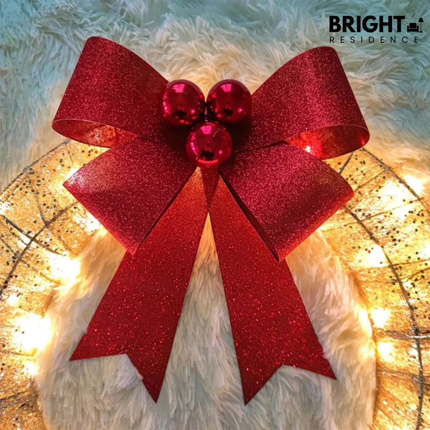 GlowBow – The Luminous Christmas Wreath Garland for Festive Elegance - Image 5