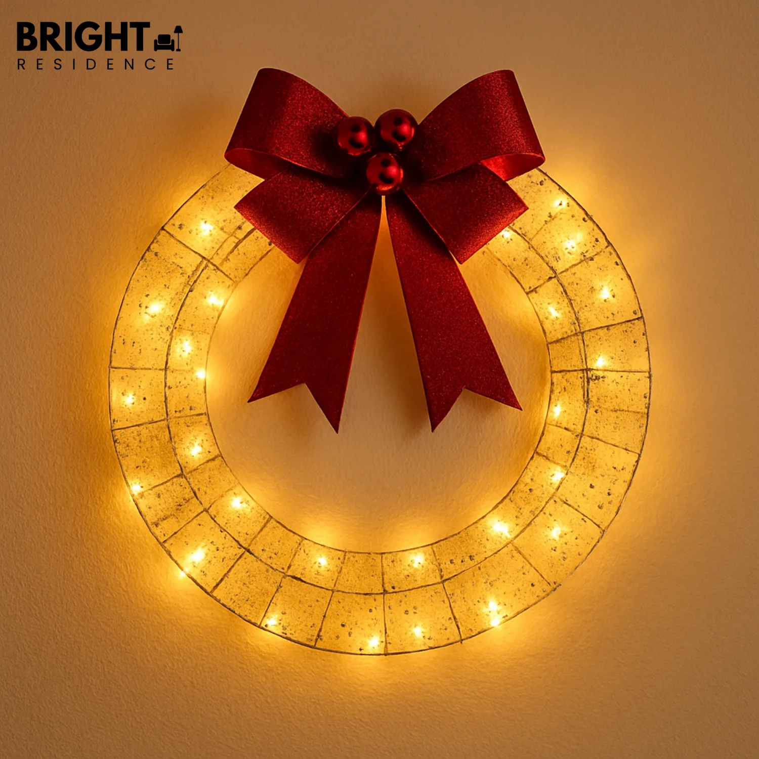 GlowBow – The Luminous Christmas Wreath Garland for Festive Elegance - Image 7