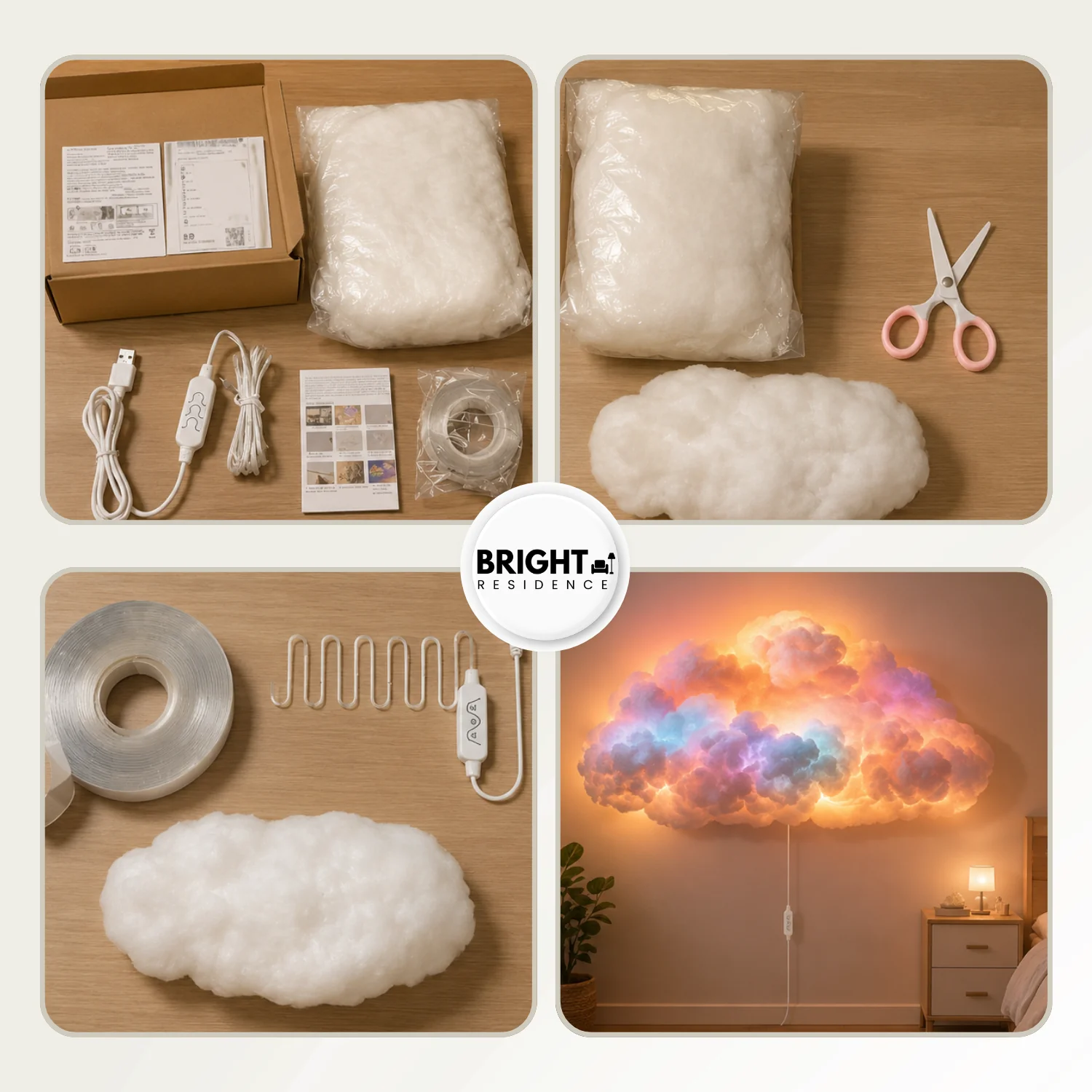 GlowNimbus – Transform Every Room with Magical, Customizable Cloud Lights - Image 2
