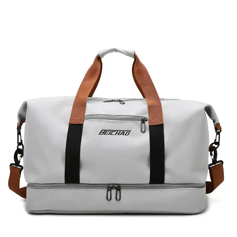 Gym & Travel Bag | Wet-Dry Separation & Shoe Compartment | Water-Repellent Fabric | Travel-Ready - Image 6