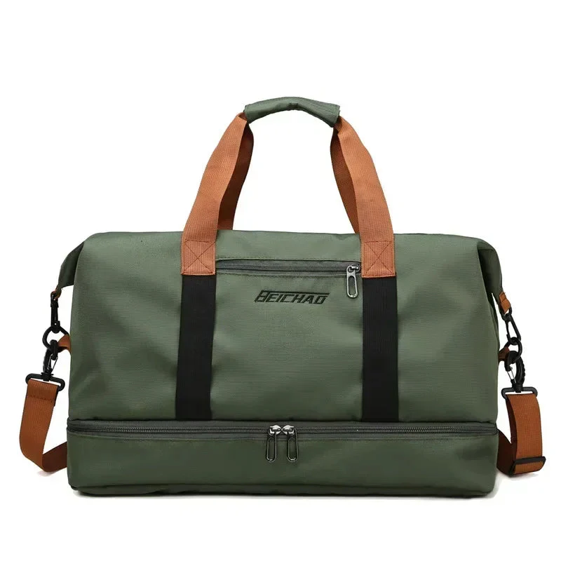 Gym & Travel Bag | Wet-Dry Separation & Shoe Compartment | Water-Repellent Fabric | Travel-Ready - Image 9