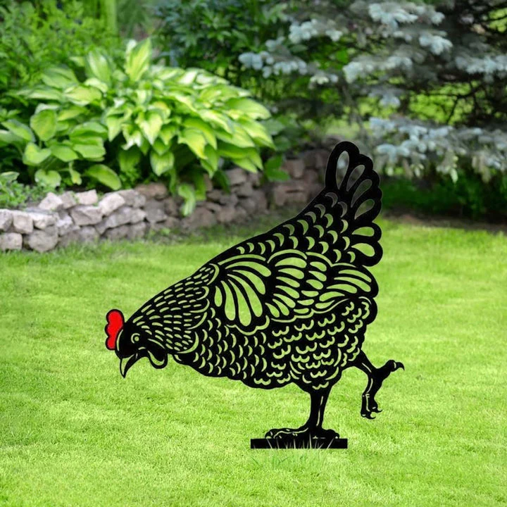 HappyChicken - Chicken Garden Decoration - Set of 5 - Image 2