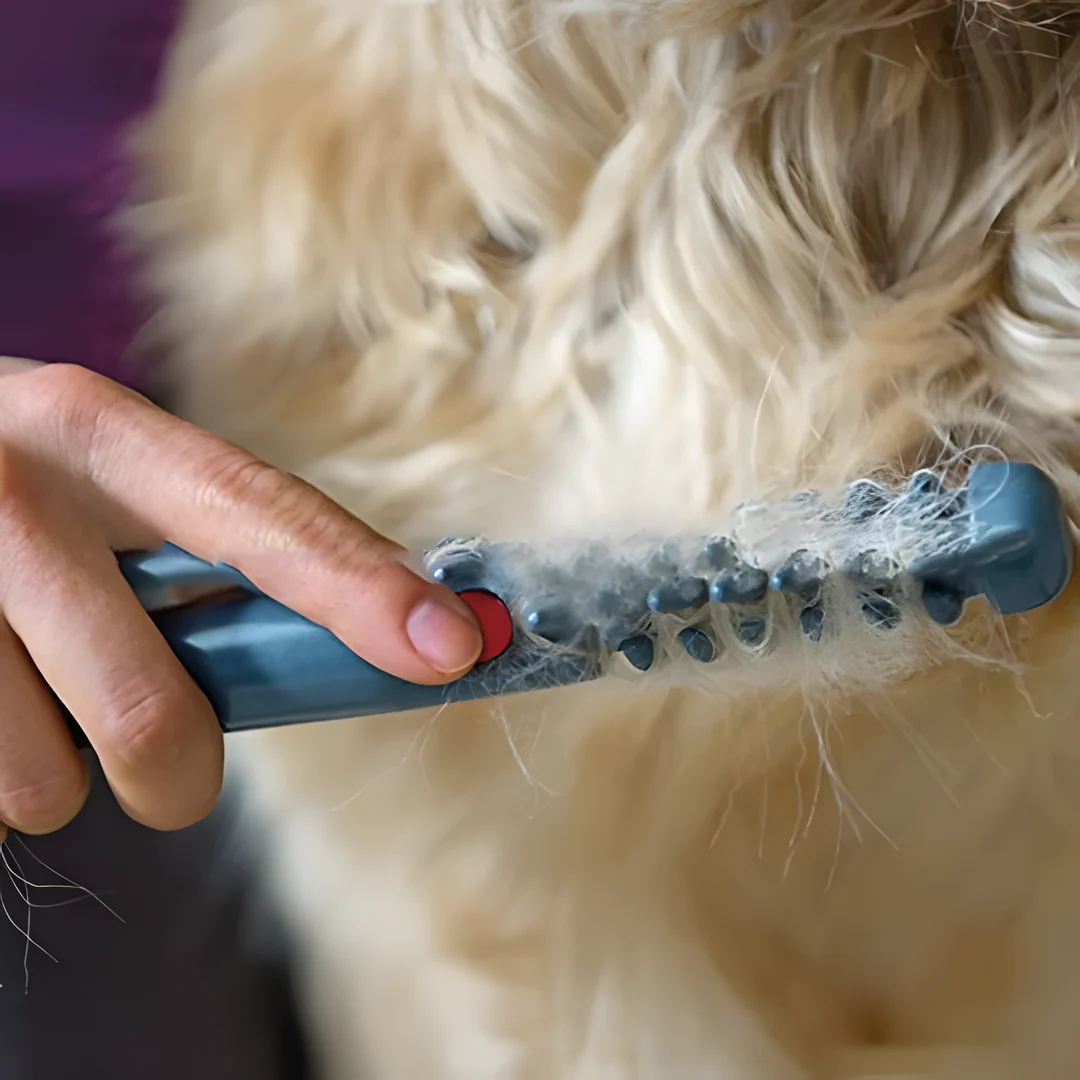 Haustier-Trimmer für Hunde & Katzen | Knotfreie Pflegemethode | Edelstahlklingen & rutschfester Griff - Image 3
