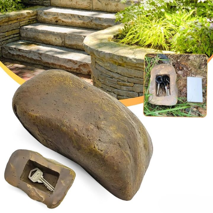 Hidden Garden Rock Safe | Realistic Stone Design | Weatherproof & Durable | Secure Storage