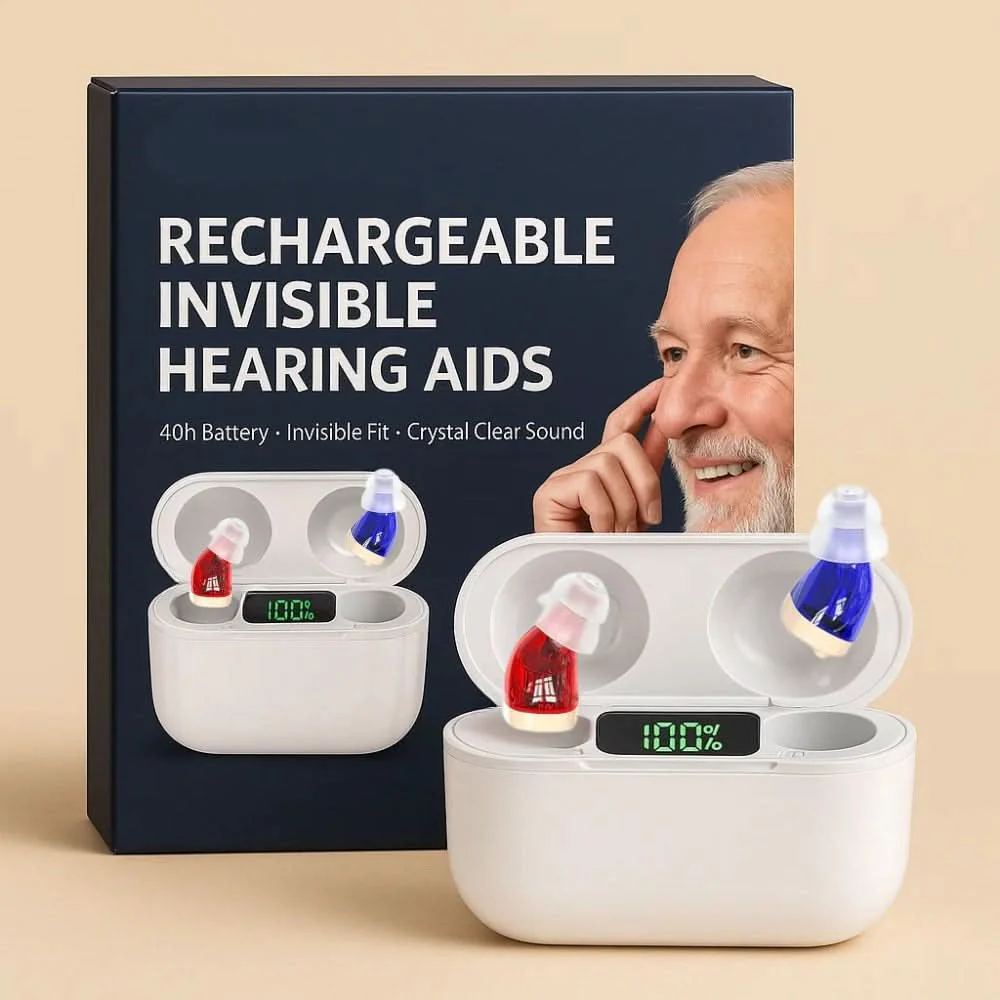 Invisible In-Ear Hearing Aids | Rechargeable 3-Day Battery | Clear Sound | All-Day Comfort - Image 2