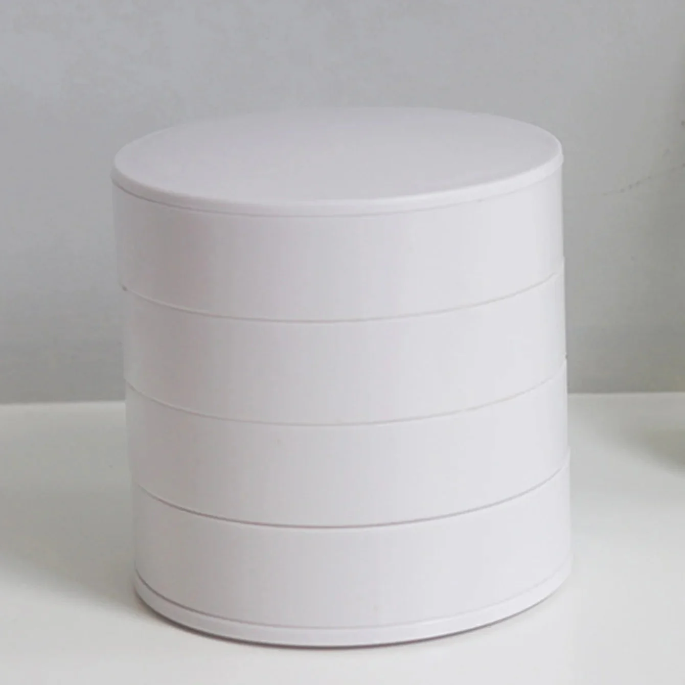 Jewelry Box | 5-Tier Rotating Design | Dustproof Lid & Soft Fleece Lining | Travel-Friendly - Image 2