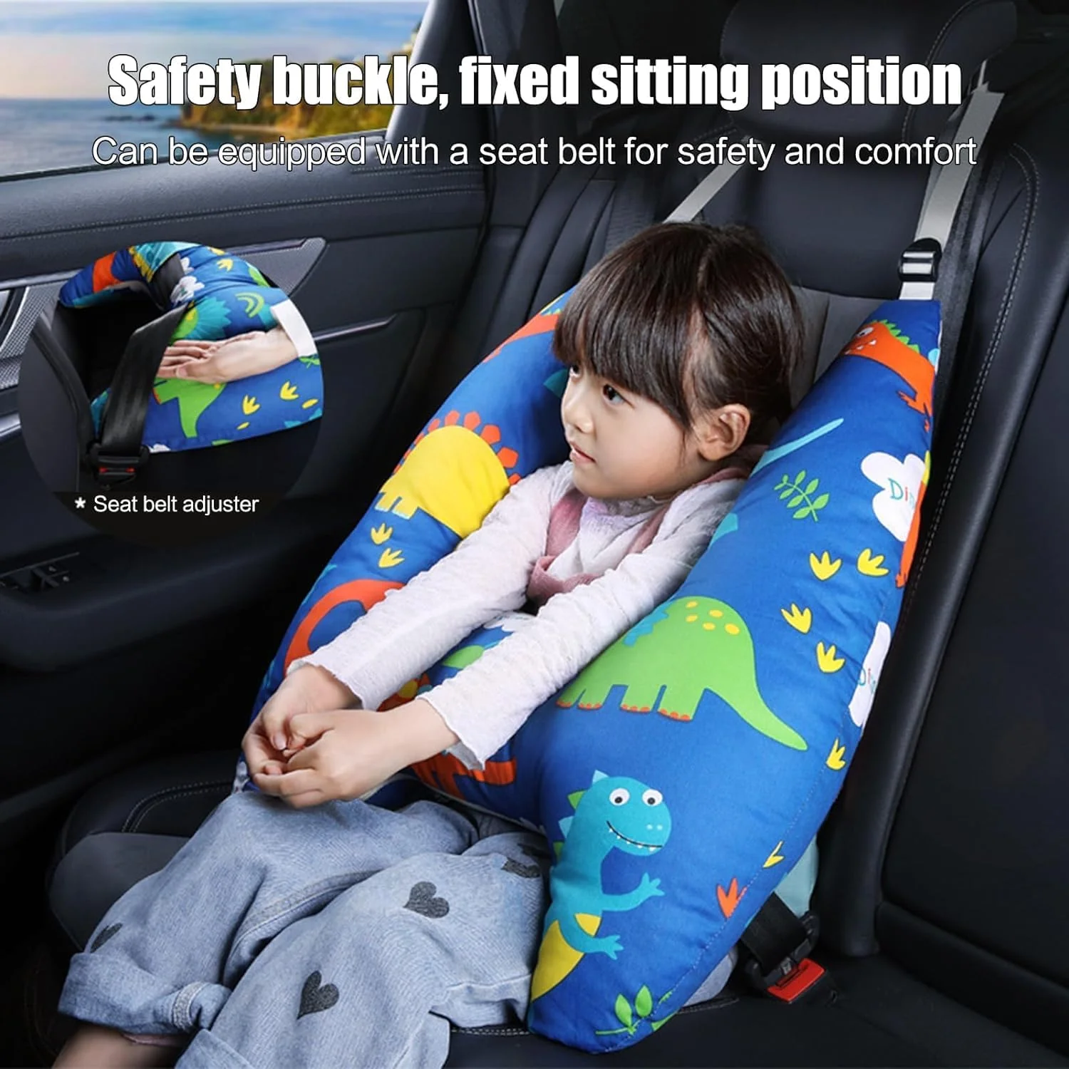 KidNeckGuard - Ultimate Comfort and Neck Support for Car Rides - Image 2