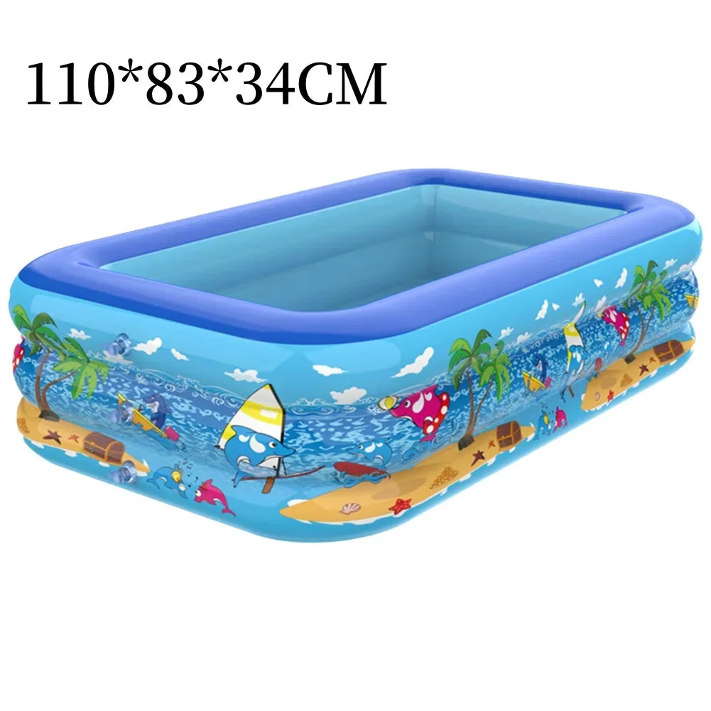 Kids Inflatable Pool | Cartoon Design | 110–178 cm | Reinforced Walls & Quick-Inflate Valves - Image 5