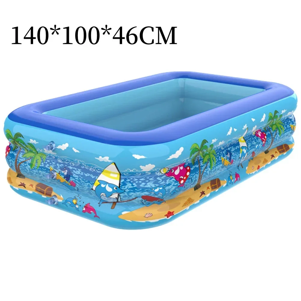 Kids Inflatable Pool | Cartoon Design | 110–178 cm | Reinforced Walls & Quick-Inflate Valves - Image 6