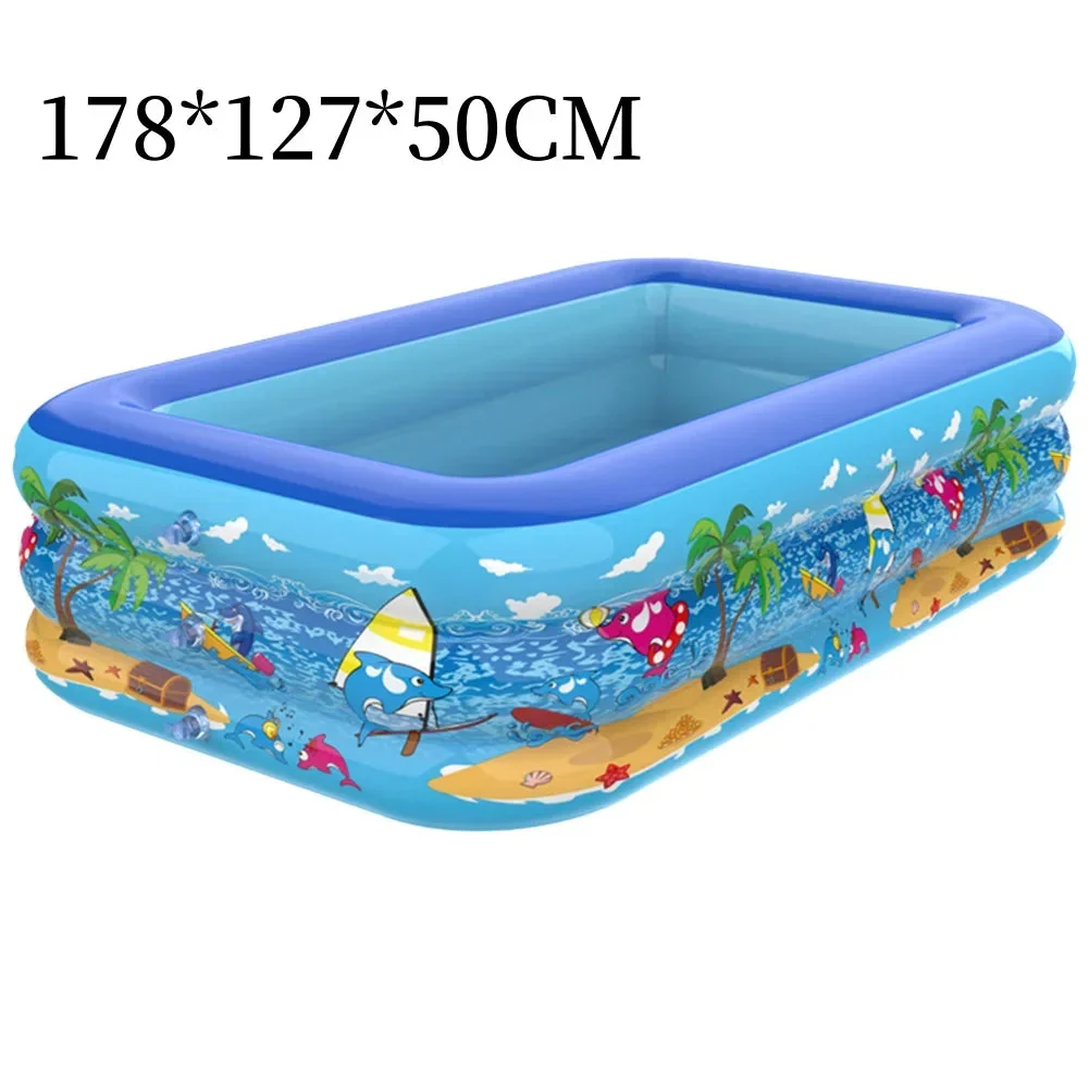 Kids Inflatable Pool | Cartoon Design | 110–178 cm | Reinforced Walls & Quick-Inflate Valves - Image 7