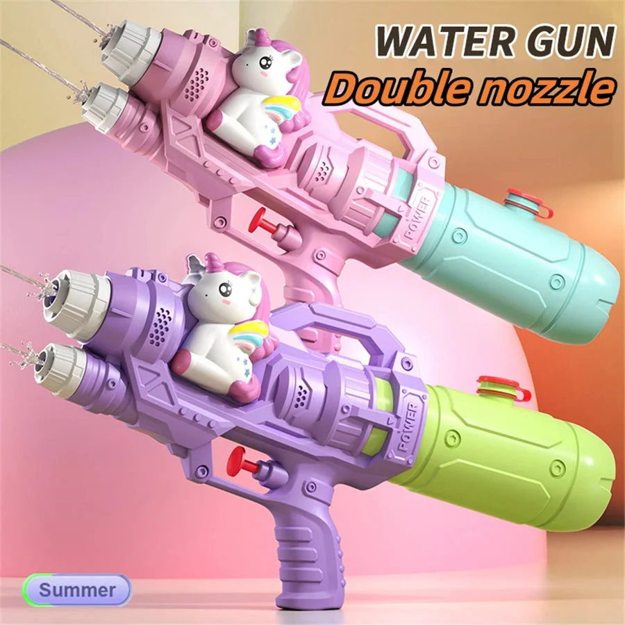 Kids Water Toy | 2-in-1 Sprinkler & Blaster | Dinosaur, Duck & Shark Designs | Garden, Pool & Beach - Image 2