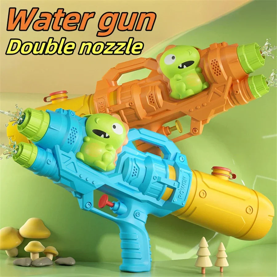 Kids Water Toy | 2-in-1 Sprinkler & Blaster | Dinosaur, Duck & Shark Designs | Garden, Pool & Beach - Image 5