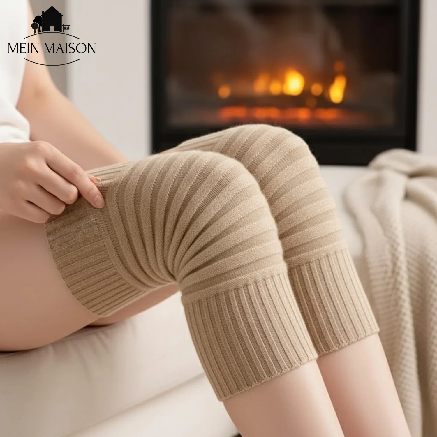 Knee Warmers | Soft Stretch Knit, Breathable | Comfortable Fit for Sports & Everyday Wear - Image 7