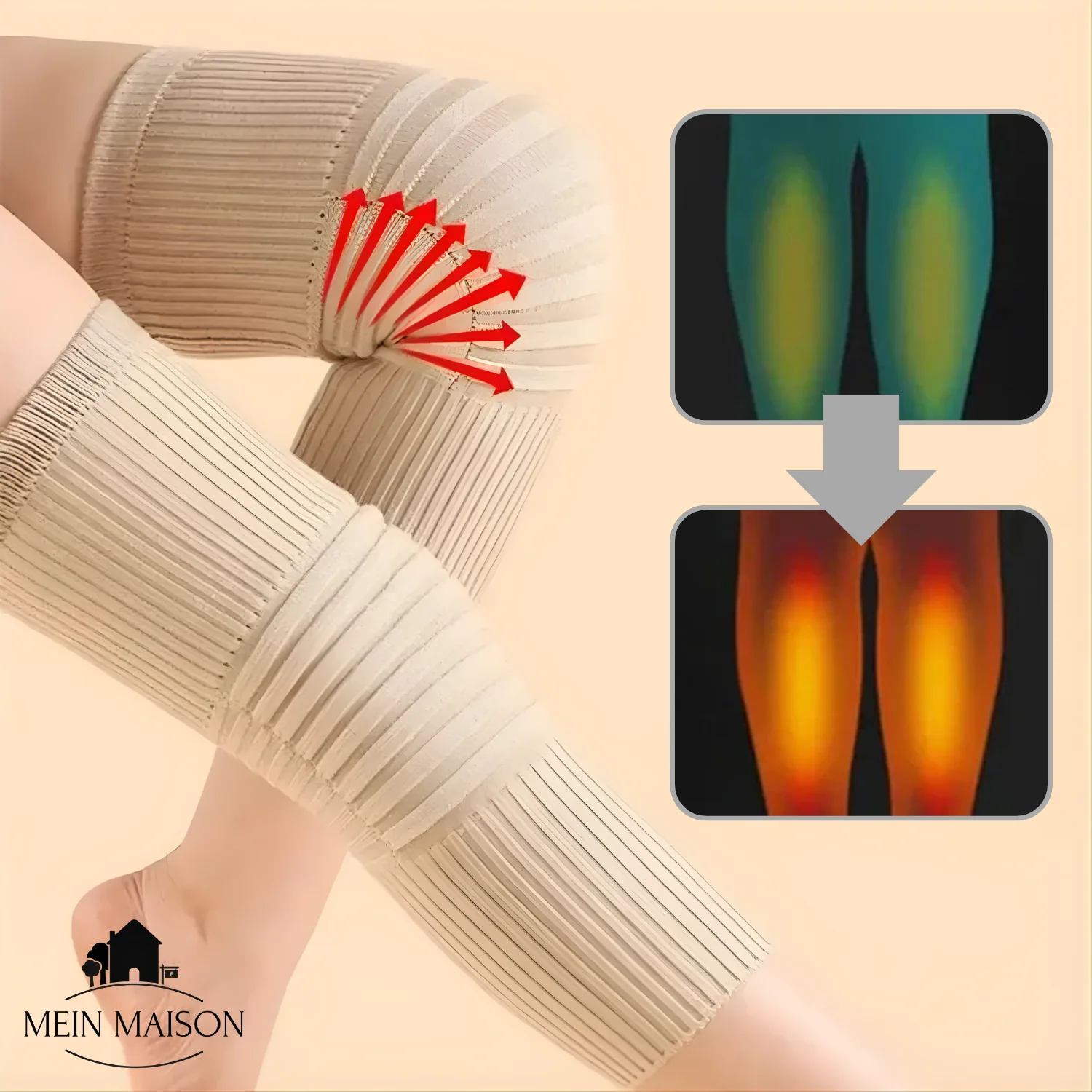Knee Warmers | Soft Stretch Knit, Breathable | Comfortable Fit for Sports & Everyday Wear - Image 8