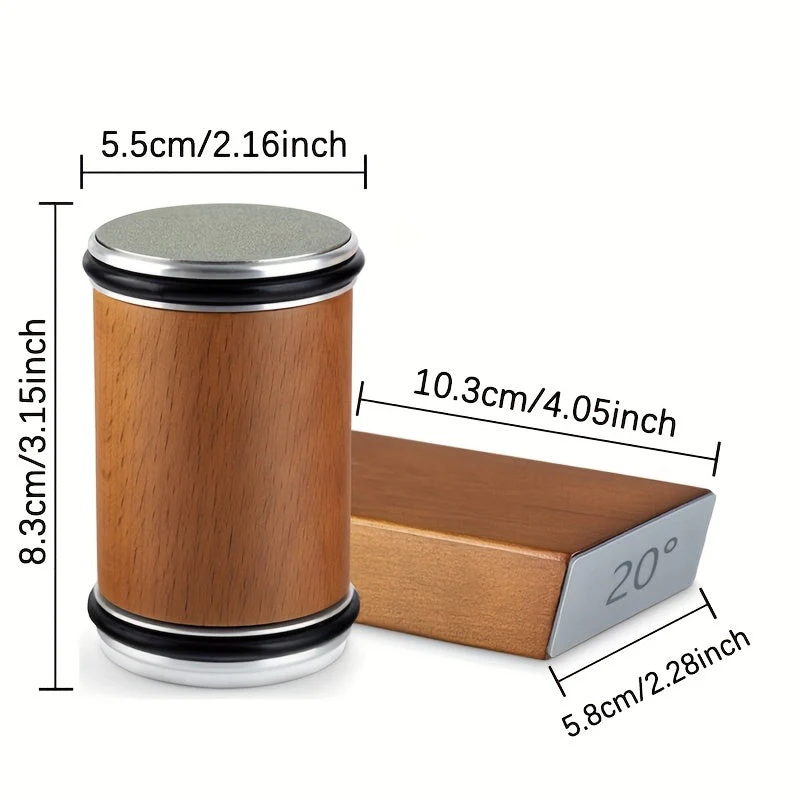 Knife Sharpening Stone Set | Diamond-Coated Stone with Magnetic Angle Guide | Preset 15° & 20° Sharpening Angles - Image 13