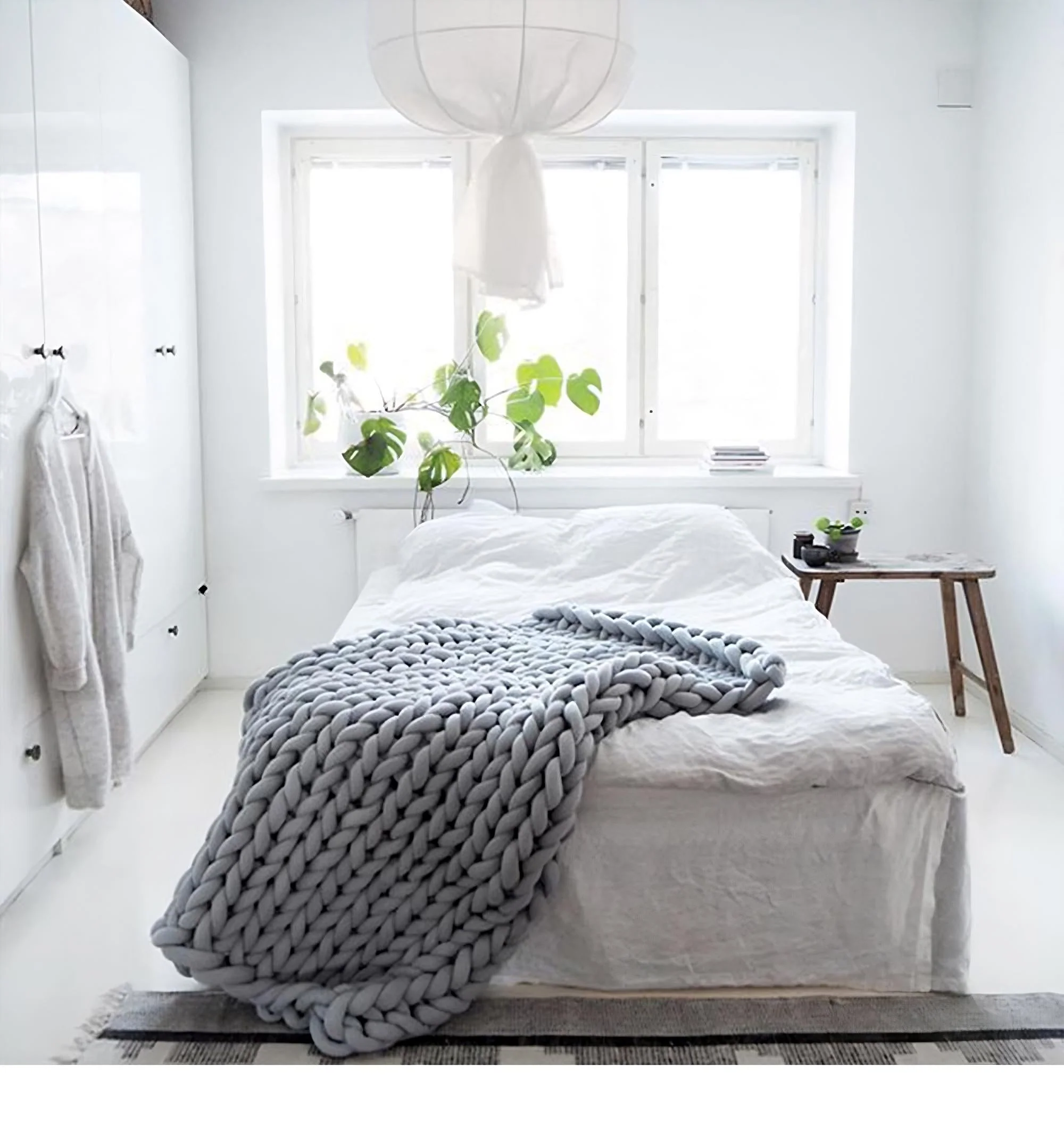 Knitted Blanket | Knit Your Own Blanket | Soft, Animal-Friendly Acrylic Wool - Image 2