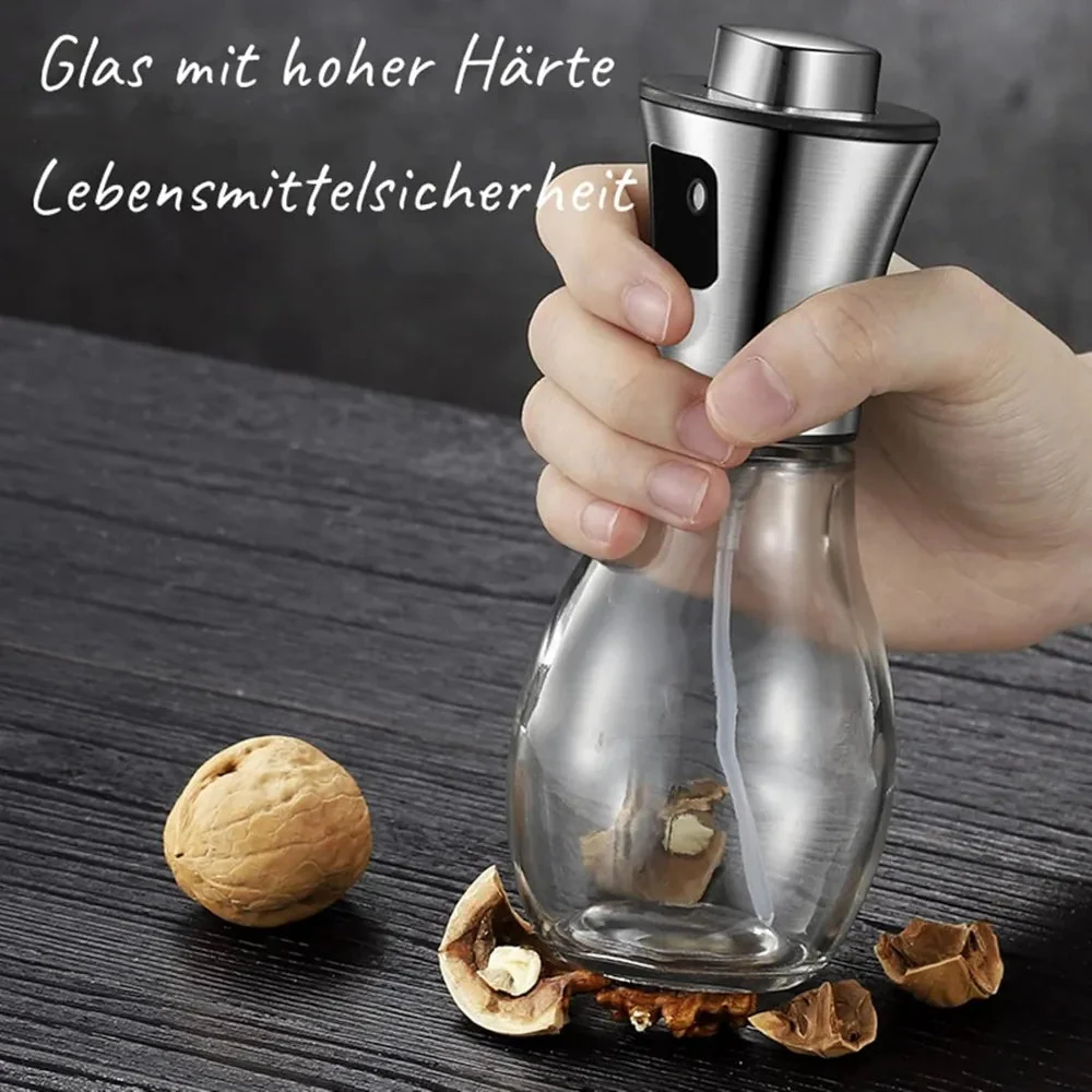 Küchen-Ölsprüher | Feiner Nebel Druckvernebelung | 200 ml | Edelstahl & Glas - Image 5