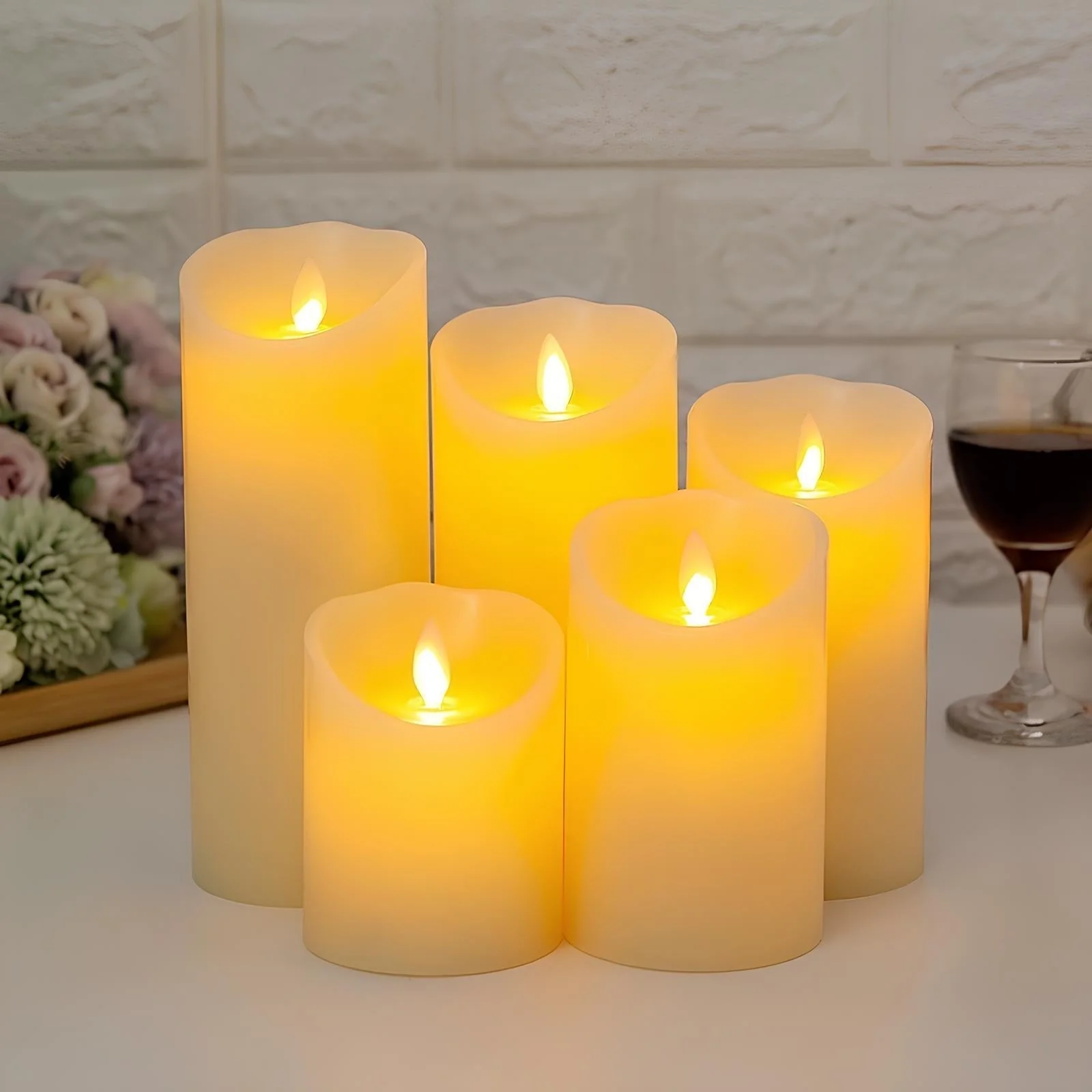 LED Candles | Realistic Flicker & Real Wax Effect | Battery-Powered & Energy-Saving - Image 7