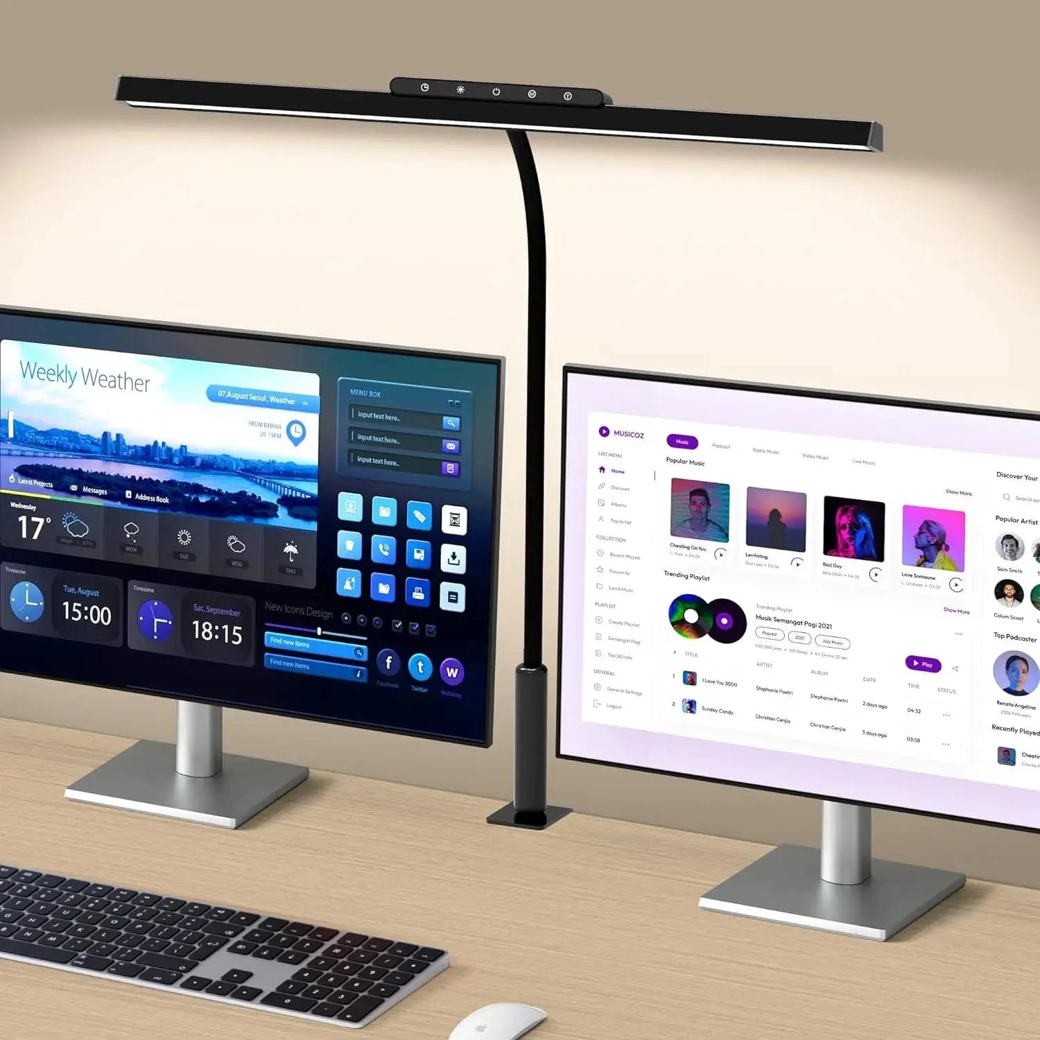 LED Desk Lamp | Extra-Wide Light Field | Stepless Dimming & Adjustable Color Temperature - Image 7