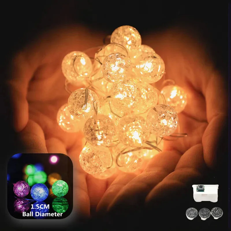 LED Lichterkette | Warmweißes Leuchten | Batteriebetrieben | 3 Lichtmodi - Image 4
