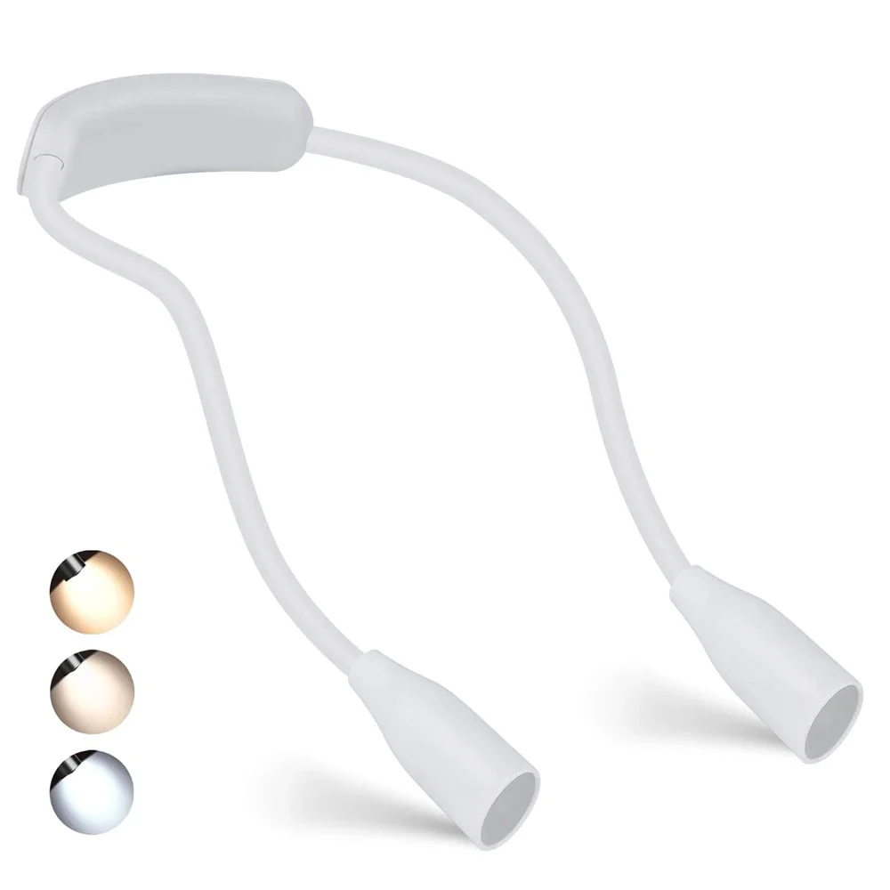 LED Neck Lamp | Multiple Colors & Dimming | USB Rechargeable Up to 10 Hours | Lightweight Neckband - Image 6